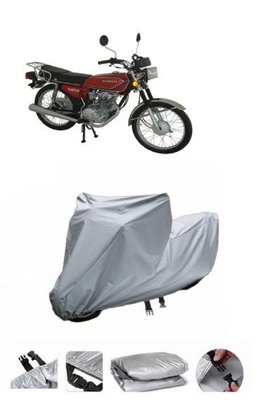 Mondial 125 AGK  Gri Motosiklet Brandası ARKA ÇANTA UYUMLU DEĞİLDİR ürün görseli 1