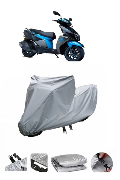 TVS Ntorq 125  Gri Motosiklet Brandası ARKA ÇANTA UYUMLU DEĞİLDİR ürün görseli 1