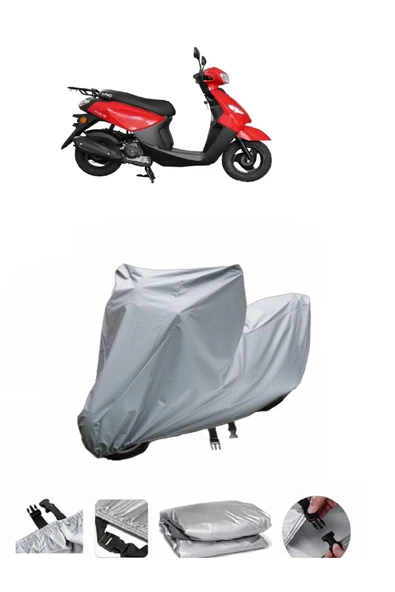 Volta Apec 49.4  Gri Motosiklet Brandası ARKA ÇANTA UYUMLU DEĞİLDİR ürün görseli 1