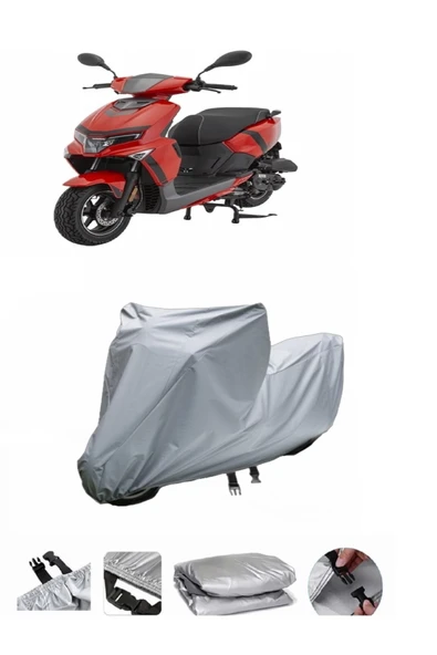Mondial Air Time  Gri Motosiklet Brandası ARKA ÇANTA UYUMLU DEĞİLDİR