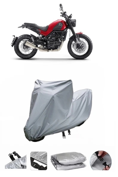 Benelli Leoncino  Gri Motosiklet Brandası ARKA ÇANTA UYUMLU DEĞİLDİR