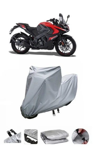 Bajaj Pulsar RS 200  Gri Motosiklet Brandası ARKA ÇANTA UYUMLU DEĞİLDİR ürün görseli 1