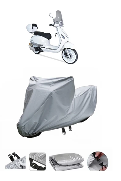 Arora Safari 125  Gri Motosiklet Brandası ARKA ÇANTA UYUMLU DEĞİLDİR
