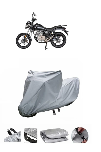 Mondial 125 Vulture i  Gri Motosiklet Brandası ARKA ÇANTA UYUMLU DEĞİLDİR