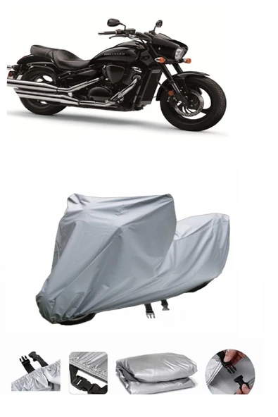 Suzuki VZ 800 Intruder M800  Gri Motosiklet Brandası ARKA ÇANTA UYUMLU DEĞİLDİR