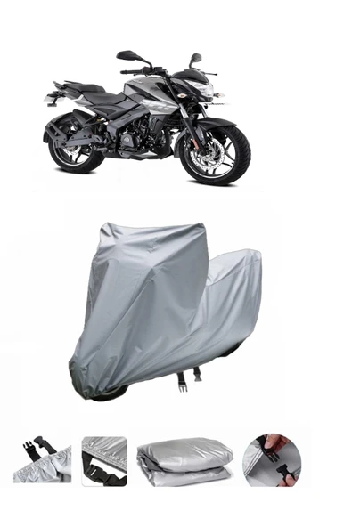 Bajaj Pulsar AS 200  Gri Motosiklet Brandası ARKA ÇANTA UYUMLU DEĞİLDİR