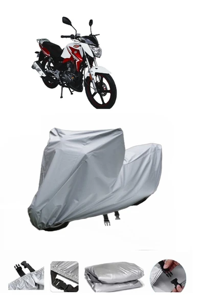 Arora AR 185-20 Fırtına  Gri Motosiklet Brandası ARKA ÇANTA UYUMLU DEĞİLDİR