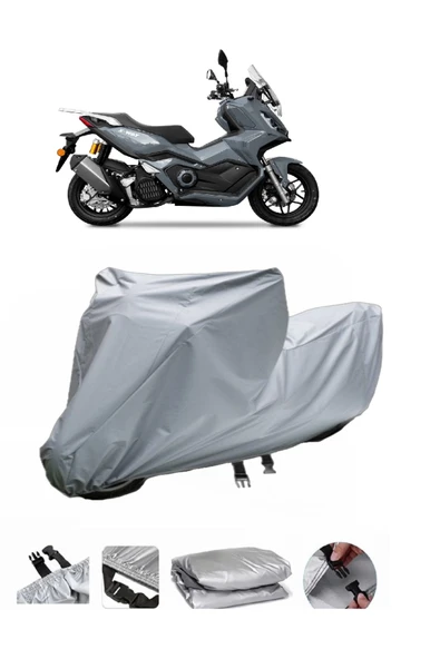 Yuki Xway 125  Gri Motosiklet Brandası ARKA ÇANTA UYUMLU DEĞİLDİR