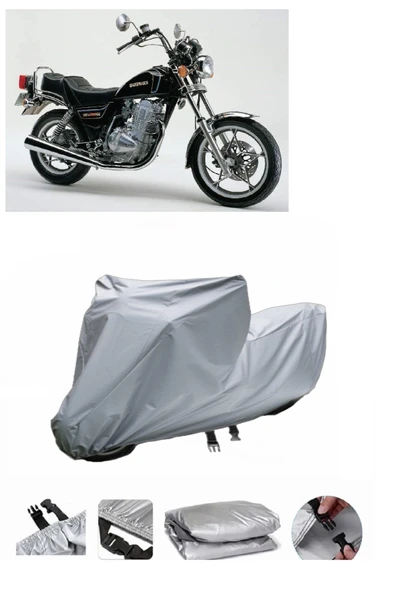 Suzuki GN 250  Gri Motosiklet Brandası ARKA ÇANTA UYUMLU DEĞİLDİR