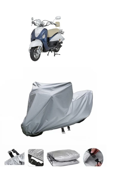 Mondial 50 ZNU  Gri Motosiklet Brandası ARKA ÇANTA UYUMLU DEĞİLDİR ürün görseli 1