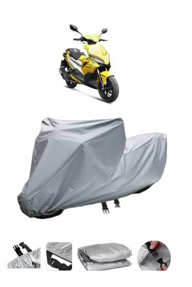 Yuki Imola 125  Gri Motosiklet Brandası ARKA ÇANTA UYUMLU DEĞİLDİR ürün görseli 1