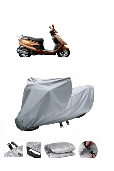Suzuki AN 125 HK  Gri Motosiklet Brandası ARKA ÇANTA UYUMLU DEĞİLDİR