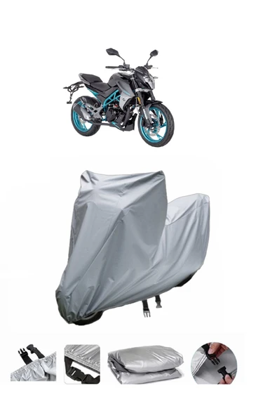 CF Moto 150NK  Gri Motosiklet Brandası ARKA ÇANTA UYUMLU DEĞİLDİR