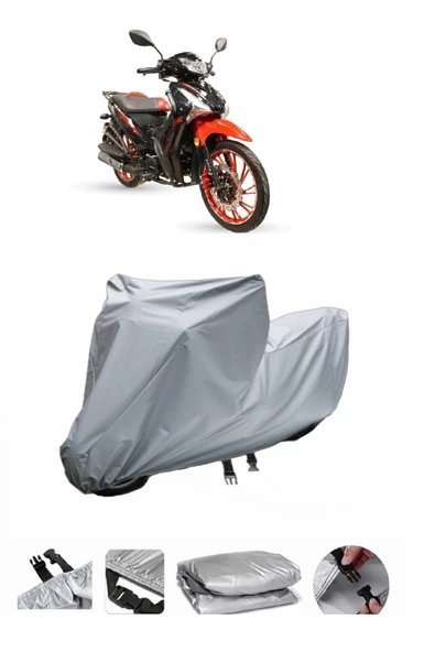 Arora Smart 50  Gri Motosiklet Brandası ARKA ÇANTA UYUMLU DEĞİLDİR ürün görseli 1