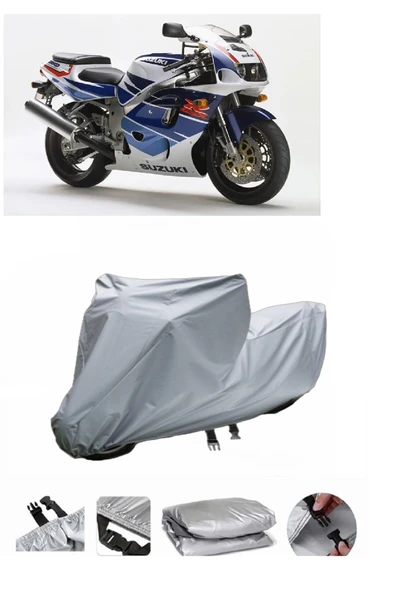 Suzuki GSX-R 750 Srad  Gri Motosiklet Brandası ARKA ÇANTA UYUMLU DEĞİLDİR