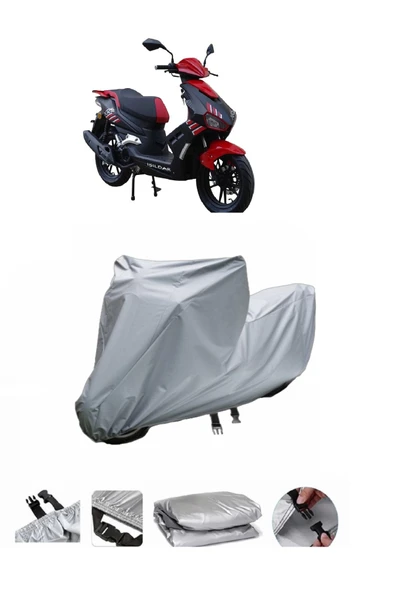 Apachi XRS  Gri Motosiklet Brandası ARKA ÇANTA UYUMLU DEĞİLDİR