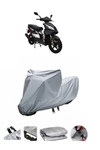Mondial 100 Ardour  Gri Motosiklet Brandası ARKA ÇANTA UYUMLU DEĞİLDİR