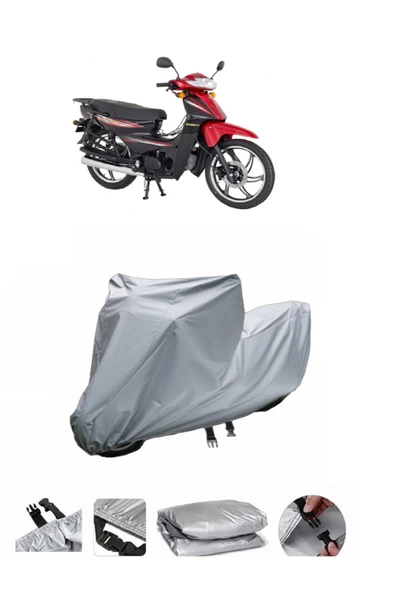 Mondial 100 SFC Exclusive  Gri Motosiklet Brandası ARKA ÇANTA UYUMLU DEĞİLDİR