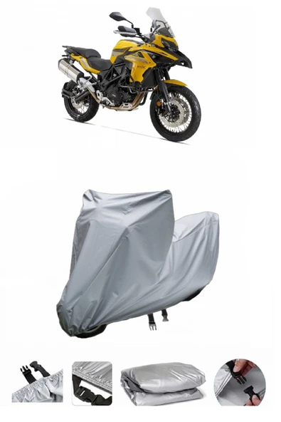 Benelli TRK 502  Gri Motosiklet Brandası ARKA ÇANTA UYUMLU DEĞİLDİR