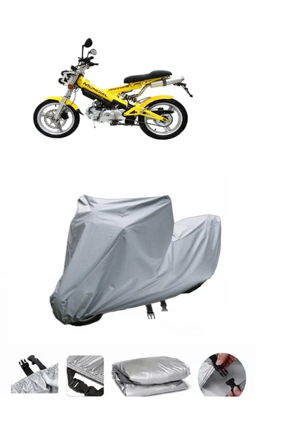 Mondial 125 Aggressive  Gri Motosiklet Brandası ARKA ÇANTA UYUMLU DEĞİLDİR