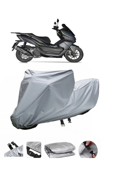 Yuki Vampire 125  Gri Motosiklet Brandası ARKA ÇANTA UYUMLU DEĞİLDİR ürün görseli 1