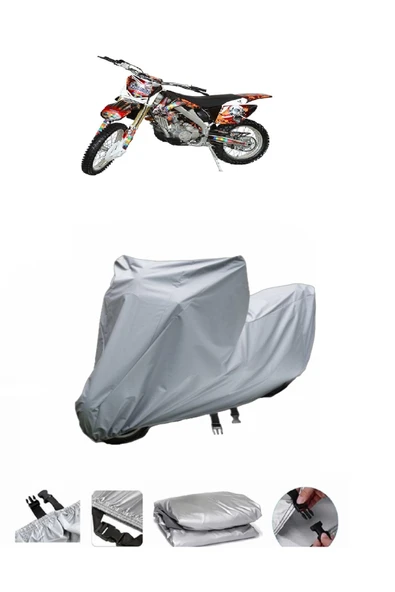Apachi XZ 250R  Gri Motosiklet Brandası ARKA ÇANTA UYUMLU DEĞİLDİR