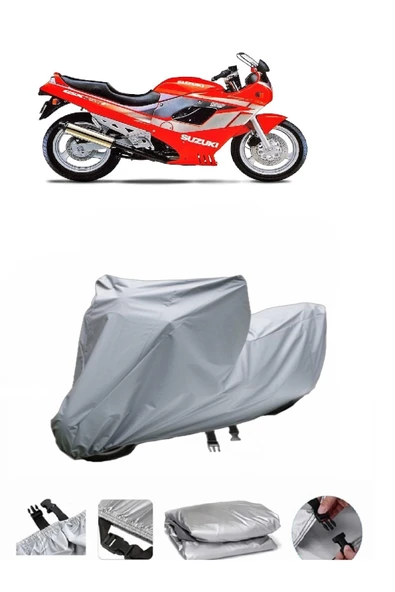 Suzuki GSX 750 F  Gri Motosiklet Brandası ARKA ÇANTA UYUMLU DEĞİLDİR