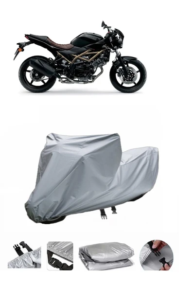 Suzuki SV650X  Gri Motosiklet Brandası ARKA ÇANTA UYUMLU DEĞİLDİR ürün görseli 1