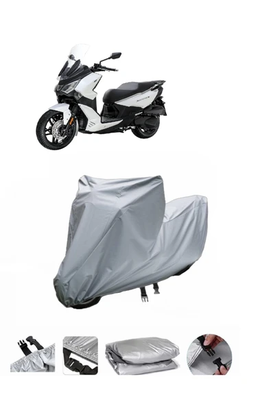 Sym Joyride 300  Gri Motosiklet Brandası ARKA ÇANTA UYUMLU DEĞİLDİR