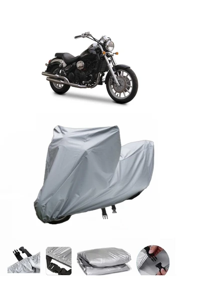 Daelim Daystar 250  Gri Motosiklet Brandası ARKA ÇANTA UYUMLU DEĞİLDİR ürün görseli 1