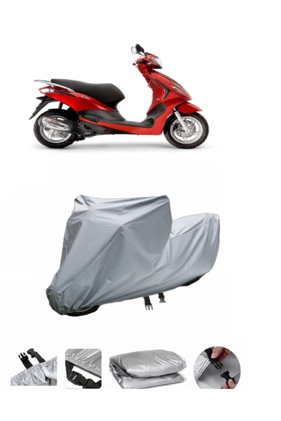 Piaggio FLY 100  Gri Motosiklet Brandası ARKA ÇANTA UYUMLU DEĞİLDİR ürün görseli 1