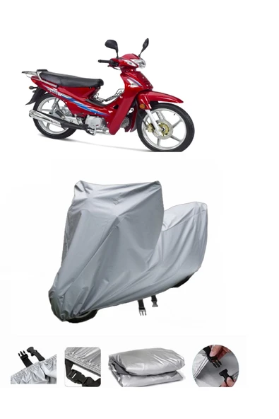 Kanuni Cup 100 S  Gri Motosiklet Brandası ARKA ÇANTA UYUMLU DEĞİLDİR