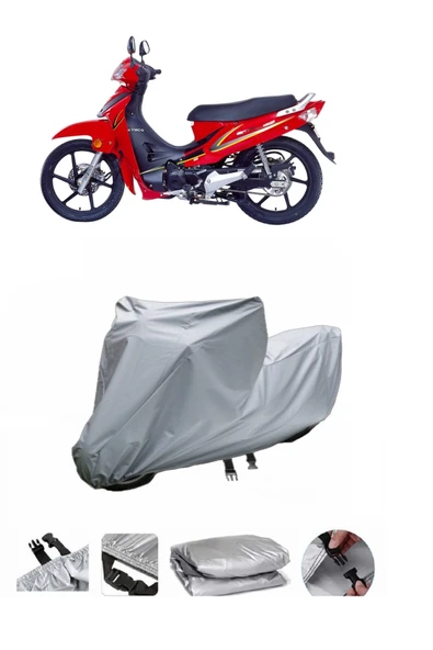 Kymco Straight 150  Gri Motosiklet Brandası ARKA ÇANTA UYUMLU DEĞİLDİR