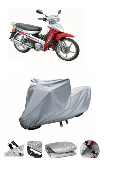 Kymco Aktiv 110  Gri Motosiklet Brandası ARKA ÇANTA UYUMLU DEĞİLDİR