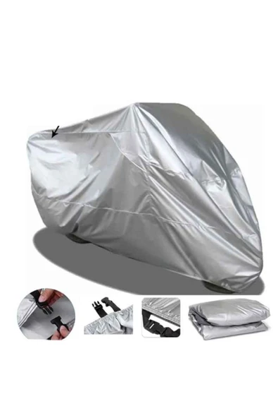 Rks Bitter 125  Gri Motosiklet Brandası ARKA ÇANTA UYUMLU DEĞİLDİR - 3