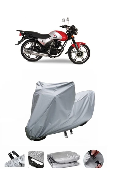 Falcon Crazy 125  Gri Motosiklet Brandası ARKA ÇANTA UYUMLU DEĞİLDİR ürün görseli 1