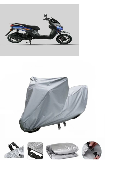 Altai F1Max 50  Gri Motosiklet Brandası ARKA ÇANTA UYUMLU DEĞİLDİR