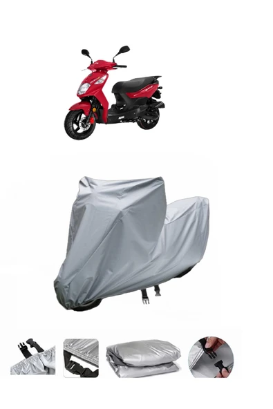 Sym Orbit II 125i  Gri Motosiklet Brandası ARKA ÇANTA UYUMLU DEĞİLDİR ürün görseli 1