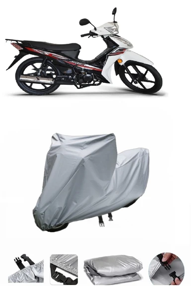 Rks Next 100  Gri Motosiklet Brandası ARKA ÇANTA UYUMLU DEĞİLDİR ürün görseli 1