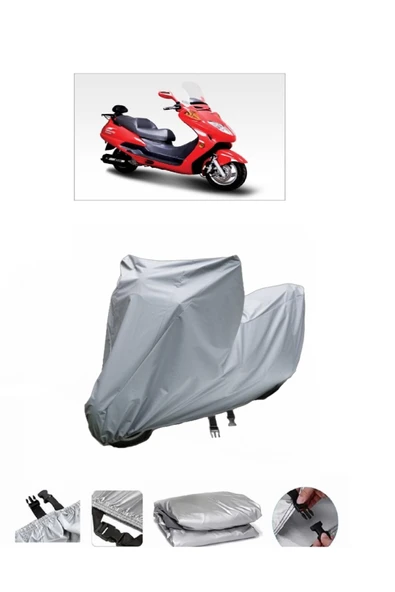 Dorado Sandor 150  Gri Motosiklet Brandası ARKA ÇANTA UYUMLU DEĞİLDİR