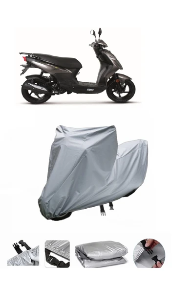 Sym Orbit II 125  Gri Motosiklet Brandası ARKA ÇANTA UYUMLU DEĞİLDİR