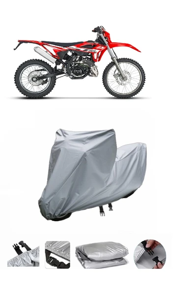 Beta RR 50 Enduro  Gri Motosiklet Brandası ARKA ÇANTA UYUMLU DEĞİLDİR