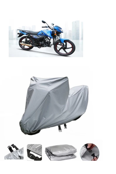 Rks X Power 50  Gri Motosiklet Brandası ARKA ÇANTA UYUMLU DEĞİLDİR ürün görseli 1