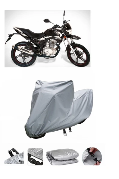 Falcon Wonder 180  Gri Motosiklet Brandası ARKA ÇANTA UYUMLU DEĞİLDİR