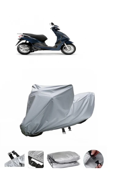 Piaggio FLY 125 3V  Gri Motosiklet Brandası ARKA ÇANTA UYUMLU DEĞİLDİR