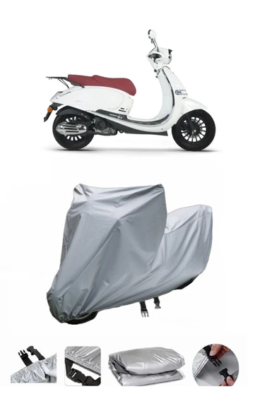 Rks Galaxy Gold 125  Gri Motosiklet Brandası ARKA ÇANTA UYUMLU DEĞİLDİR