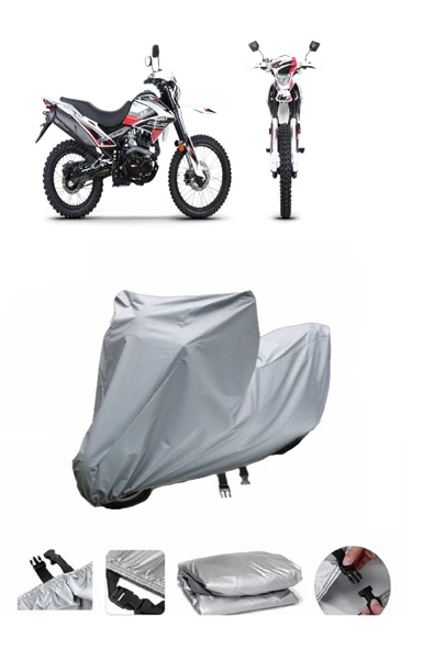 Rks RT250  Gri Motosiklet Brandası ARKA ÇANTA UYUMLU DEĞİLDİR