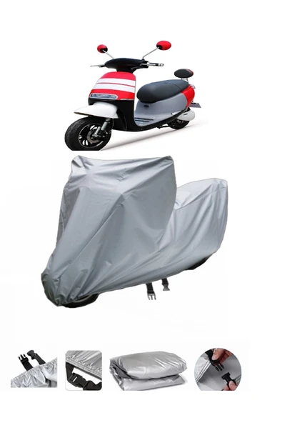 Stmax Viva 80  Gri Motosiklet Brandası ARKA ÇANTA UYUMLU DEĞİLDİR