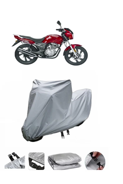 Kanuni Cross 150  Gri Motosiklet Brandası ARKA ÇANTA UYUMLU DEĞİLDİR