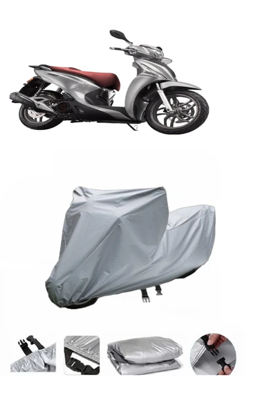 Kymco People S 150i  Gri Motosiklet Brandası ARKA ÇANTA UYUMLU DEĞİLDİR